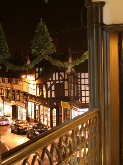View from window at The Lion Hotel, Shrewsbury